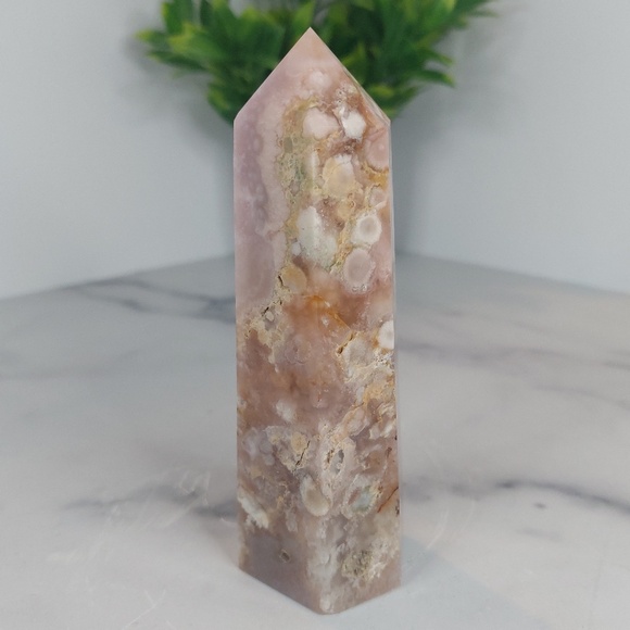 Flower Agate Tower | Growth • Passion • Inner Bloom - Picture 8 of 9